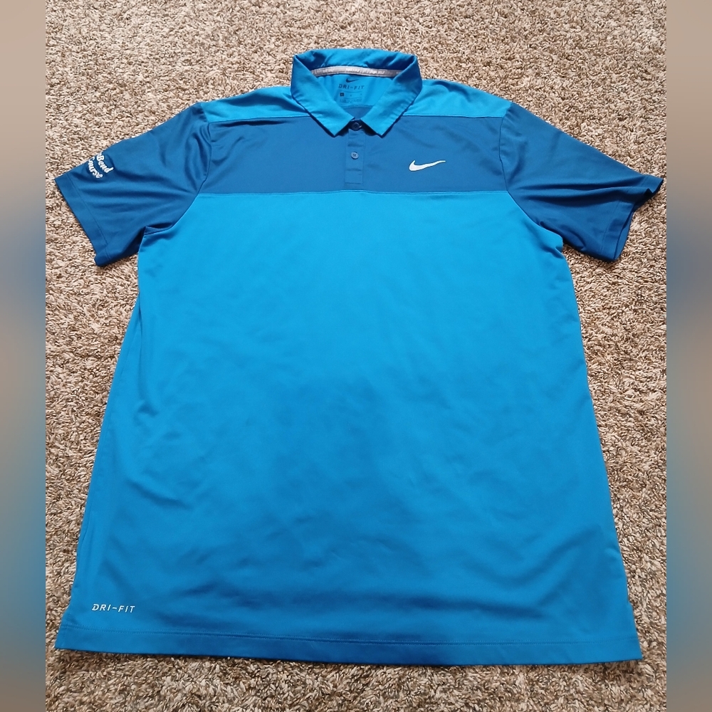 Nike Men's Blue Polo Golf Shirt